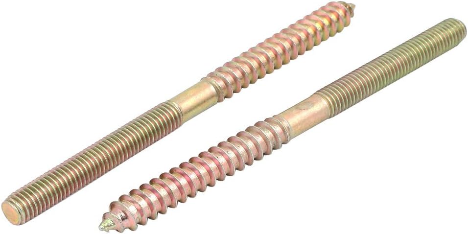 Aexit M8 Metal Double End Thread Self Tapping Screw Bolt Fastener 122mm Long 22pcs (ffd26f1cc1b5cf39f297facee3733a5a)