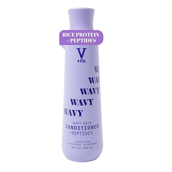 V&CO. BEAUTY WAVY HAIR NOURISHING CONDITIONER WITH PEPTIDE...