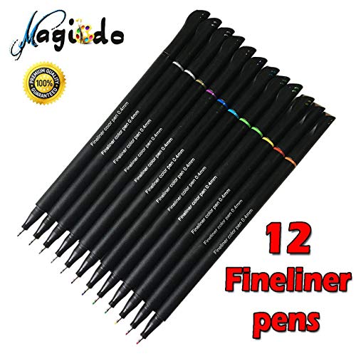 Vicnova Large and Small Sticky Notes Set with Fineliner Color Pens Set- 60 Ruled Lined Notes 4x6, 48 Dotted Notes 3x4, 48 Blank Notes 4x3,48 Orange 2x2 and Pink 1.5x2, 150 Inde x Tabs - 414 pcs