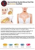 Care&Quality Premium Silicone Anti Wrinkle Chest Pad -100% Medical Grade Decollete Pad - Eliminate and Prevent Chest Wrinkles - Clear and Reusable - Treats Scars, Lines, Stretch Marks for Smooth Skin