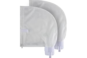WONEWTH Pool Cleaner Bags with Zipper Replacement for Polaris 360, 380 Parts Pool Cleaner All Purpose Filter Bag (2 Pack)