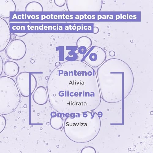 Crema Corporal Panthenol Comfort para pieles atópicas con 13% de [Glicerina + Pantenol]. Calma el picor. Apta para pieles sensibles y niños. 400 ml.