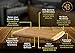 Bamboo Cutting Boards for Kitchen 2-PC Set - Wood Chopping Boards with Juice Groove, 18