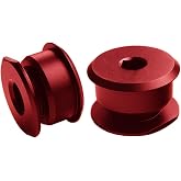 JGR Red Solid Shift Cable Bushings Performance Upgrade Aluminum For Ford FOCUS ST &amp; RS 2013-Present 6 speed manual transmissions
