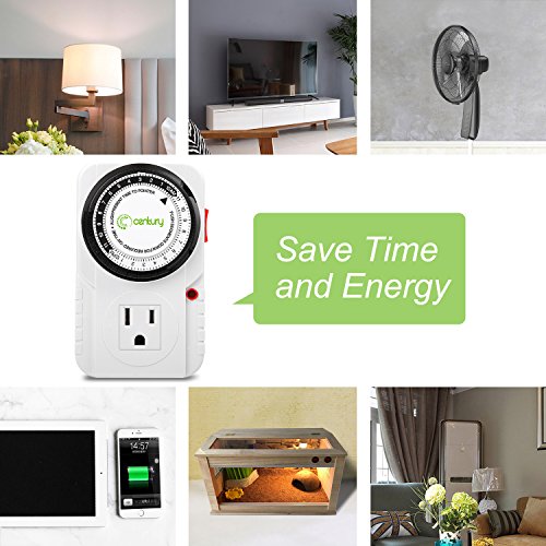 4 Century+Plug+Mechanical+Timer+Grounded