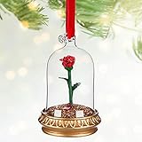 Disney Enchanted Rose Light-Up Sketchbook Ornament - Beauty and the Beast - 2016