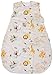 BABYINABAG Baby Sleeping Bag - Wearable Blanket, 100% Cotton, Summer Model 1 TOG (Small (3-11 mos))