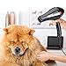 Warmlife Blow Dryer AC Motor Professional Salon Hair Dryers with Diffuser&Concentrator, Hair Dryer ETL Certification 1875w (black)