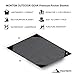 Montem Premium Pocket Blanket/Compact Picnic, Beach, Outdoor, Camping Blanket Made from Premium Soft and Lightweight Water Resistant Material Ideal for Camping/Traveling/Hiking (Black)