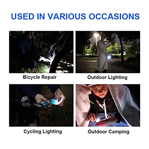 ZOFO LED Flashlights Rechargeable, Mini Handheld Flashlight for Kids, High Lumens Bike Lights, 3 Modes, Pocket Flashlight with USB Charging, IPX4 Waterproof- Camping, Night Hiking, Emergency(Black)