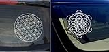 Merkaba Leaf Flower of Life Sacred Geometry Decal Sticker Pack Kabbalah Math Pi