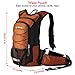 MIRACOL Hydration Backpack with 2L Water Bladder, Thermal Insulation Pack Keeps Liquid Cool up to 4 Hours, Prefect Outdoor Gear for Skiing, Running, Hiking, Cycling (Dark Orange)
