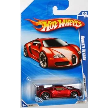 Amazon Com Hot Wheels 2010 160 Red Bugatti Veyron Hot