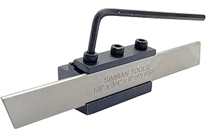 BLUEFOX TOOLS Lathe Clamp Type Parting Cut Off Tool Holder 12mm Shank With HSS Blade 3/4"