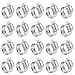 LOKMAN Hose Clamp, 20 Pack Stainless Steel Adjustable 13-19mm Range Worm Gear Hose Clamp, Water Pipe Clamp for for Plumbing, Automotive and Mechanical Applications primary
