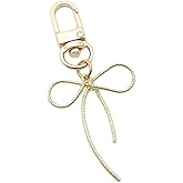 Fidoo Bowknot Shape Keychain Pendant Multicolor Butterfly Knot Key Chain able Bows Ornament for Phones Car Keys Bags