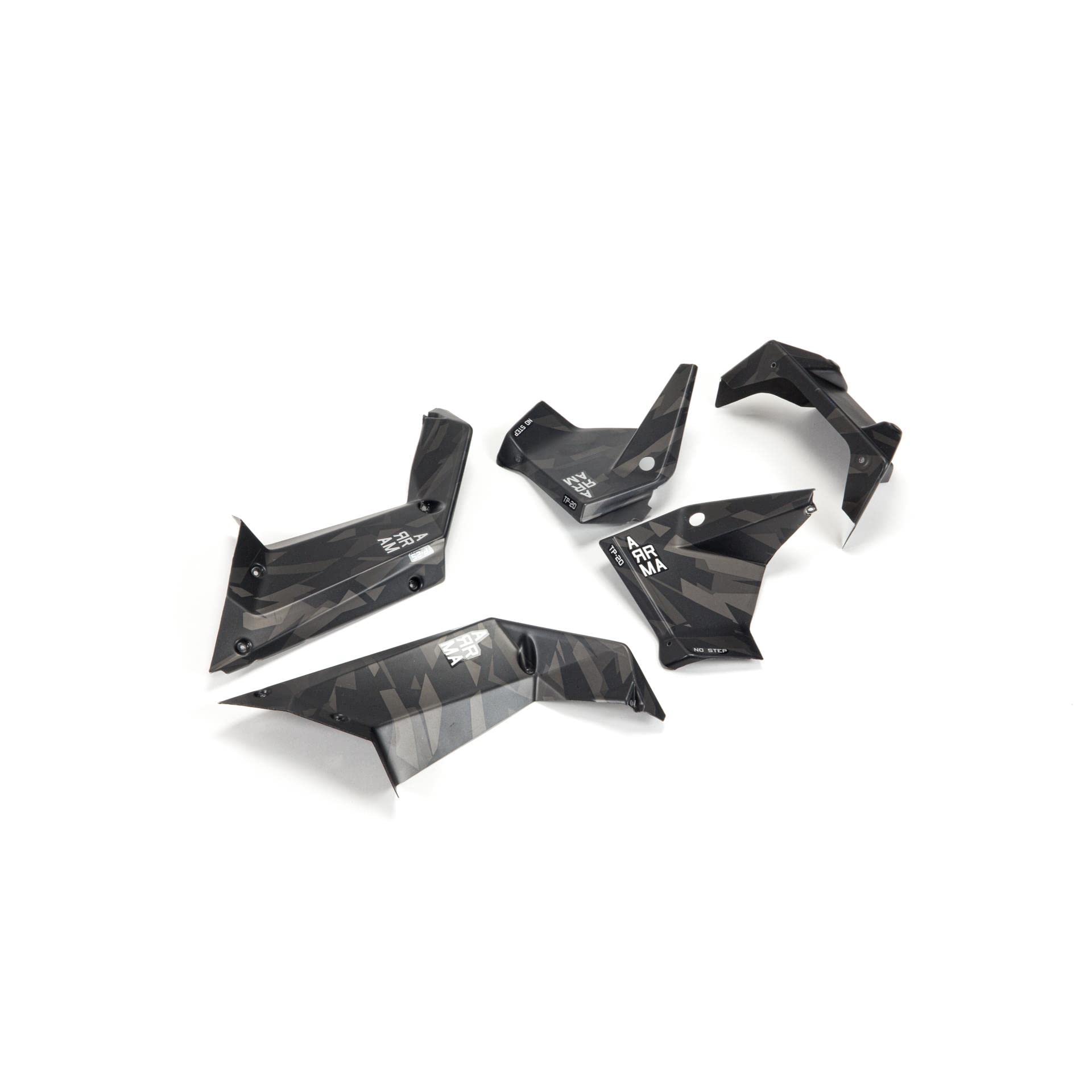 ARRMA 1/7 Guard Set Painted, Black Camo: FIRETEAM, ARA411018