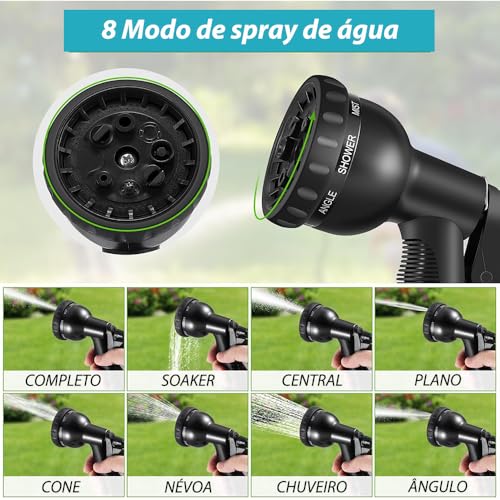 Mangueira de Jardim, Até 30 Metros, Esguicho de Mangueira, Mangueira Lava Rápido Carro Expansível Flexível