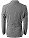 H2H Mens Cozy Fit Daily Linen Blazer for Work Gray US M/Asia XL (KMOBL0107)
