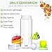 EMPO Infuser Water Bottle Sport BPA-Free Tritan 27 Oz Fruit Tea Infusion Bottle with Free Recipe Ebook - Large Capacity 100% Leak Proof - Multiple Color Options Ideal Summer Gift - Green