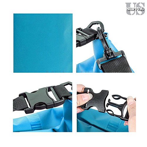 10L Waterproof Pouch Dry Bag Kayaking Canoeing Rafting Camping Floating Gray