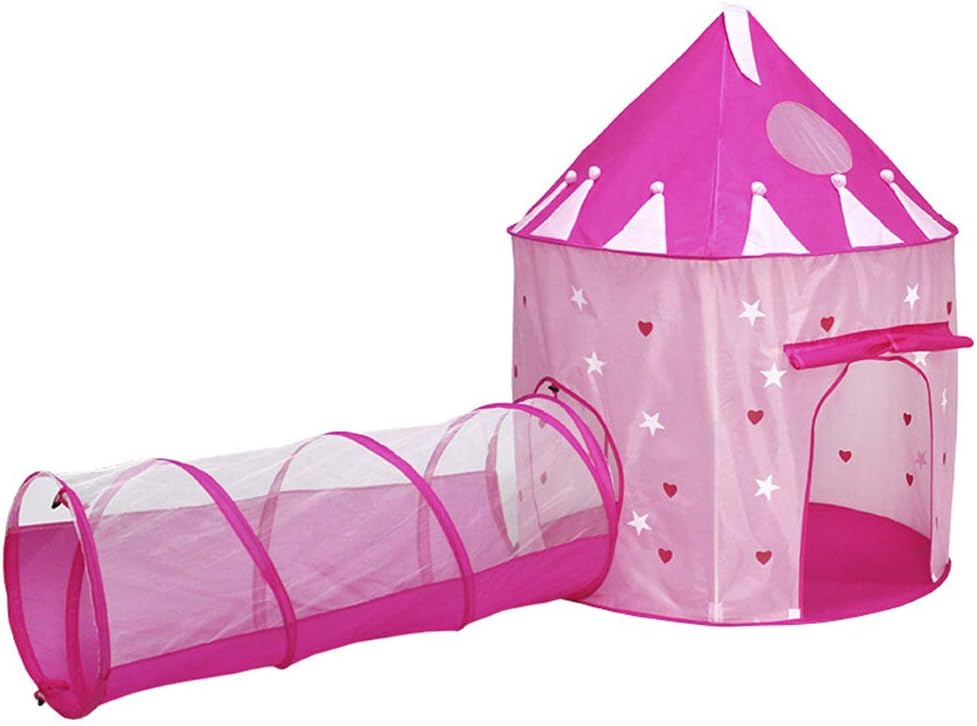 pink princess castle tent