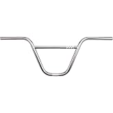 CULT CREW 9" HANDLEBAR CHROME | Cult Crew Chrome Steel BMX Handlebar 9" Backsweep 12 Upsweep 2