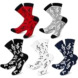 Ramede 5 Pairs Music Socks Women Men's Novelty