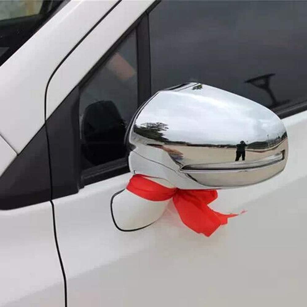 Kadore Side Door Rearview Mirror Trim Cap Cover for Suzuki SX4 S-Cross Crossover 2014 2015 2016 ABS Chrome 2PCS/Set