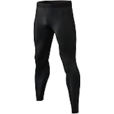 Queerier Men’s Compression Pants Cool Dry Workout Leggings Athletic Sports Base Layer Bottoms Running Tights
