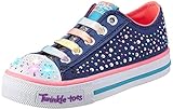 Skechers Kids Shuffles Twirly Toes (Little Kid), Navy/Multi, 13 M US Little Kid
