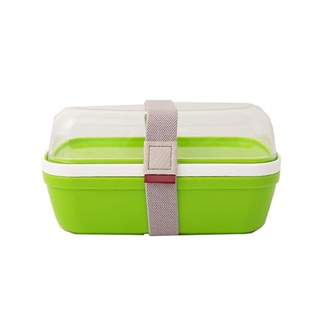 Melodycp-home Bento - Fiambrera de 2 Niveles, 1400 ml de Capacidad ...