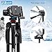 Albott Camera Tripod,55 inch Aluminum DSLR Tripod with Phone Stand for Canon,Nikon,Sony,Samsung,Olympus Camera and Phone