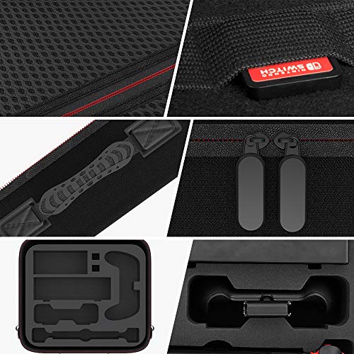 BENGOO Carrying Storage Case for Nintendo Switch, Deluxe All-Protective Hard Travel Carry Bag with Handle and Shoulder Strap for Nintendo Switch Console & Accessories - Thumbnail 3