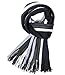 Mens Winter Chunky Knit Cashmere Scarf, Classic Shawl Warm Long Fringe Striped Tassel Scarves ?- ¡­