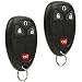Car Key Fob Keyless Entry Remote fits Chevy Silverado Traverse Equinox Avalanche / GMC Sierra / Pontiac Torrent / Saturn Outlook Vue (OUC60270, OUC60221), Set of 2