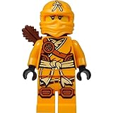LEGO Ninjago Minifigure - Skylor Female Orange - Gold Ninja with Crossbow and Quiver (70746)