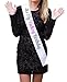 Sterling James Co. It's My F***ING Birthday White Satin Sash - Funny Birthday Party Supplies and Decorations- 21st Birthday