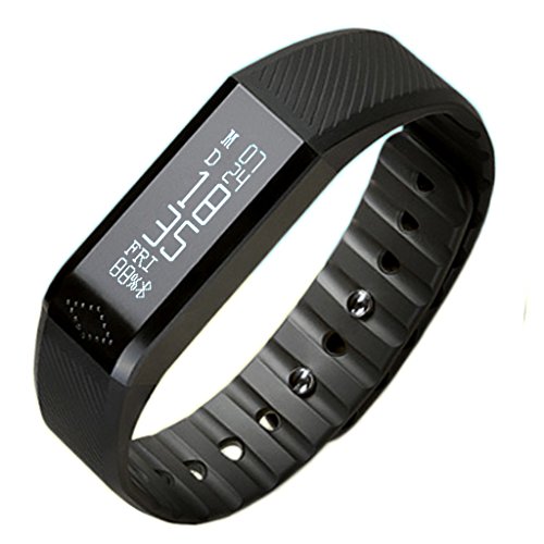 Toprime174;X6 Bluetooth Sync Live Waterproof Fitness Tracker, Black