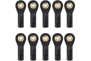 QUE-T 10pcs Ball Head Holder Tie Rod End M2 Ball Joint Linkage for RC Hobby Model Car Truck Boat (19mm)