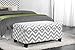 Dorel Living Chevron Storage Ottoman