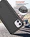 EUASOO iPhone 11 case, Shockproof Hard PC+ Soft TPU Double Protection, Stylish Slim Lightweight Non-Slip Cover Case, Support Wireless Charging, Only Compatible for 2019 iPhone 11 6.1 Inch (Black)