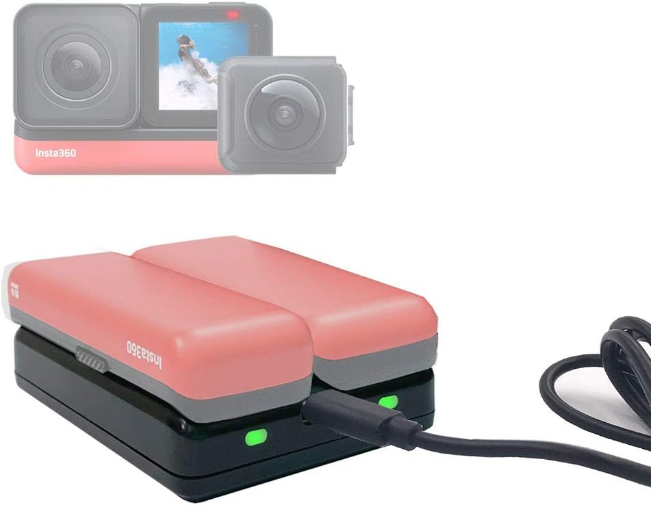 VGSION Dual Battery Charger Hub for Insta360 One R Battery Base and Boosted Boosted Battery Base : Camera & Photo
