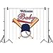 Allenjoy Baseball Baby Shower Backdrop Happiness Batter Up Welcome Baby Boy Birthday Sports Party Decorations Newborn All Star Bunting Banner Photography Backgrounds