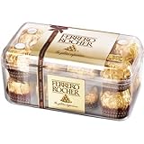 Ferrero Rocher Fine Hazelnut Chocolates Candy, 16 count