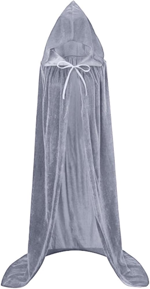 FORLADY Halloween Cloak Witch Cape Adult and Kids Hooded Robe Cosplay Costumes