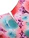 Arshiner Girls Floral Dress Sleeveless A-line High Waist Bow Tie Dress