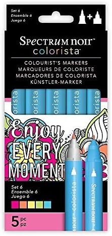 Spectrum Noir Colorista Set 6 Markers, Multi-Colour, 5-Piece by Spectrum Noir Colorista