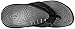 crocs Men's Swiftwater M Flip Flop, Graphite/Black, 12 M US