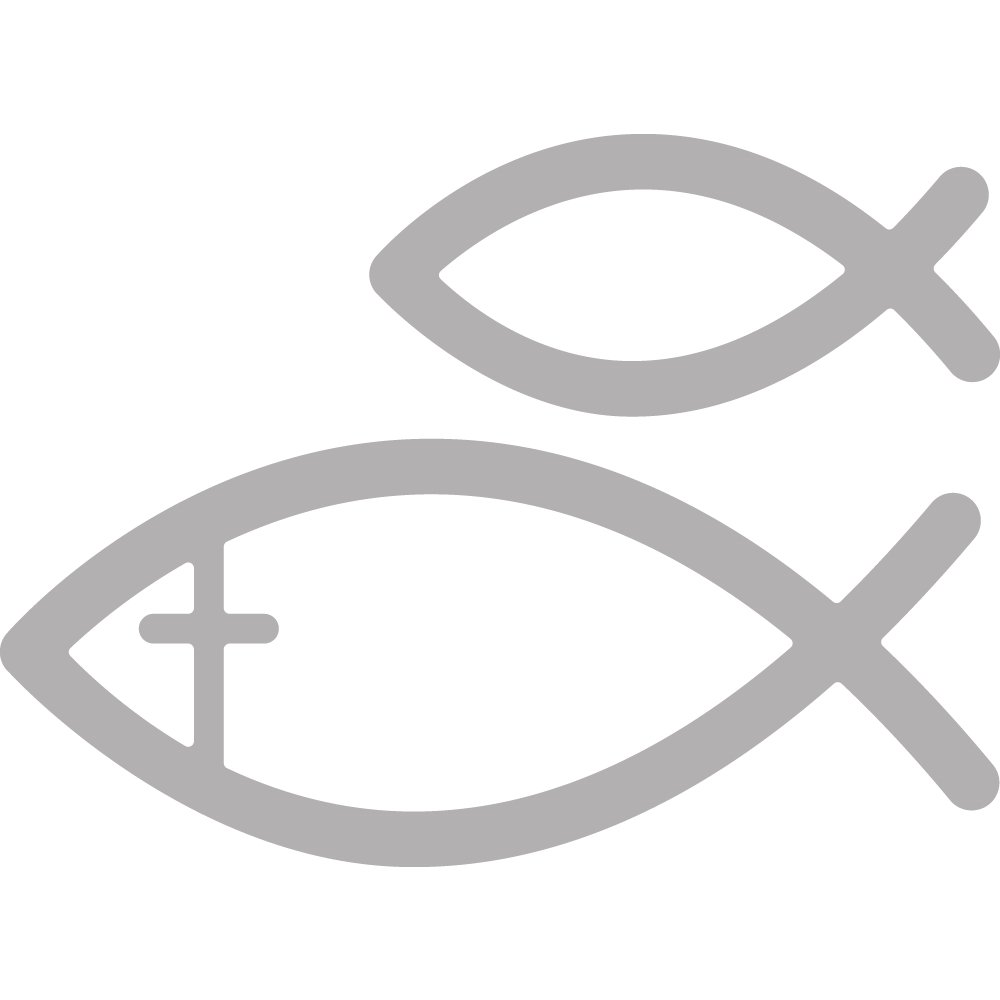 Rayher 59978000 Set of Two Metal Cutting Dies, Craft Die for Card Making and Scrapbooking, Fish Design Large 7 x 3 cm and Small 4.5 x 2 cm